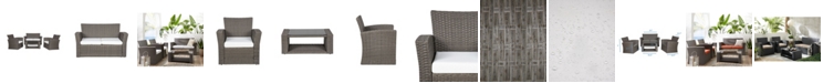 Westin Furniture 4-Piece Conversation Sofa Set with Cushions